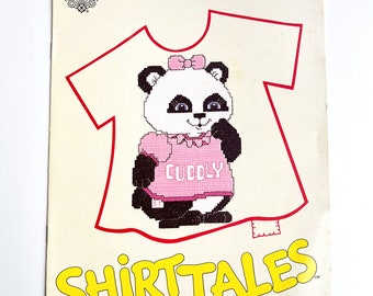 Shirt Tales 1982 Cross Stitch Pattern Book