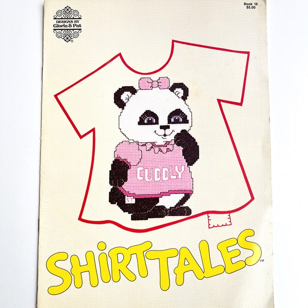Shirt Tales 1982 Cross Stitch Pattern Book