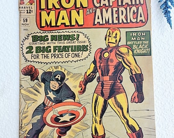 Tales of Suspense issue 59 - featuring Iron Man and Captain America 1964