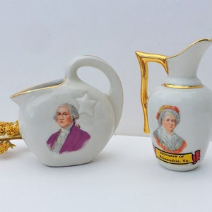 The Washingtons! Tiny Souvenir Pitchers