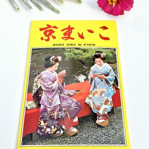 1970s Japan Postcards Maiko Girls in Kyoto