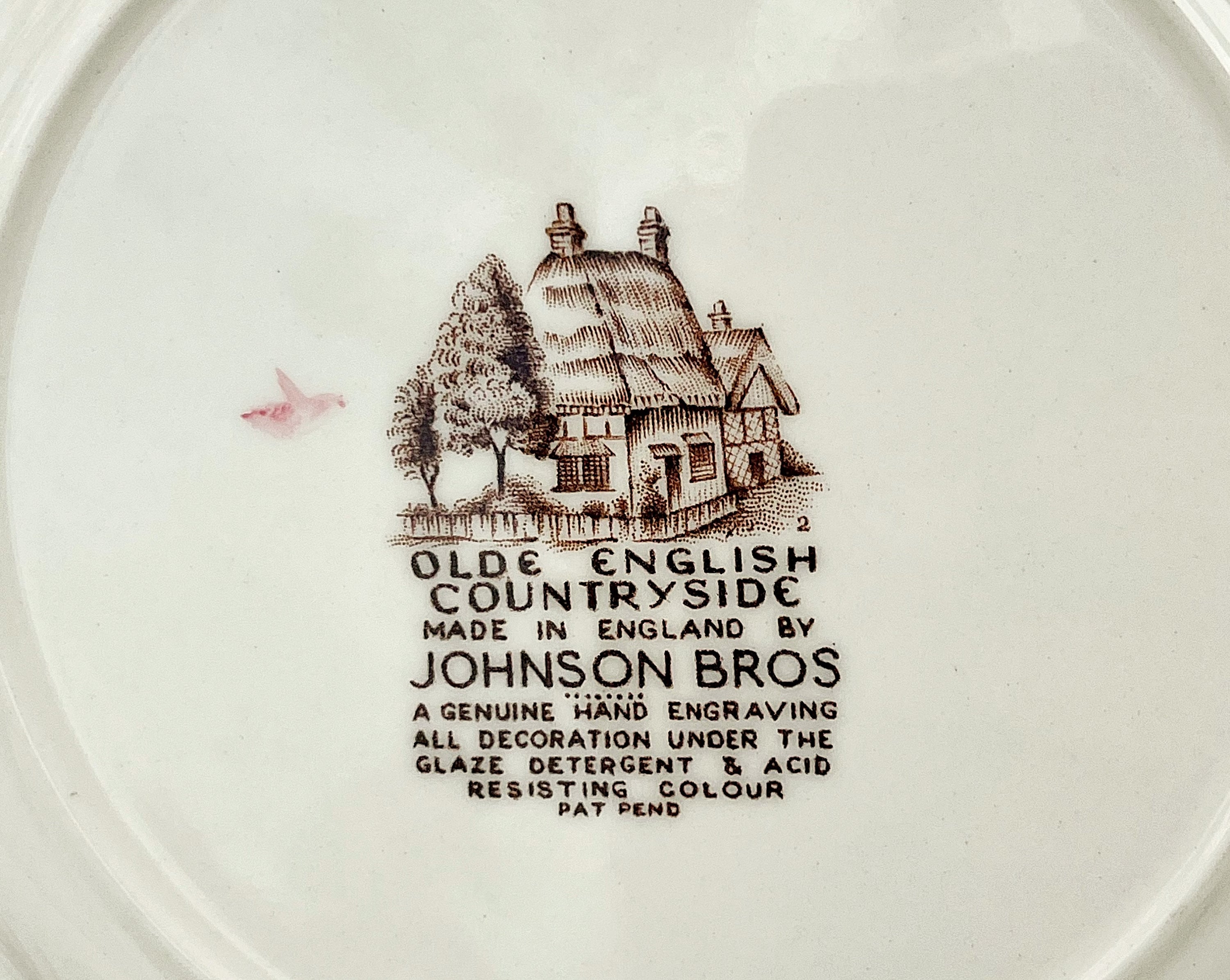 Johnson Bros - Olde English Countryside Set of 4 Dinner Plates