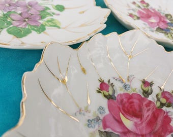 Set of Three Vintage Nasco Jewelry Dishes