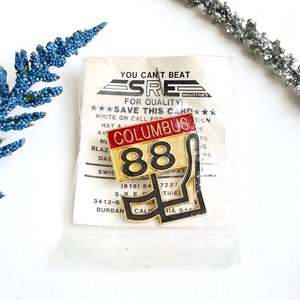 Vintage 1988 Columbus 500 Race Pin