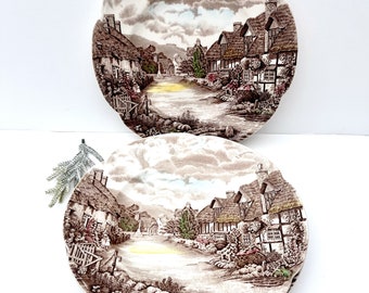 Johnson Bros - Olde English Countryside Set of 4 Dinner Plates