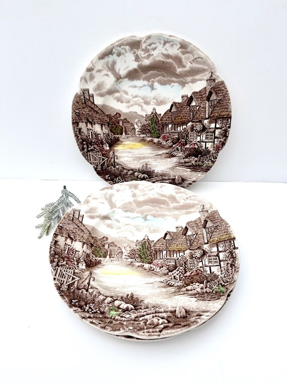 Johnson Bros - Olde English Countryside Set of 4 Dinner Plates
