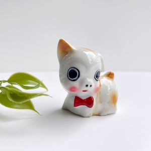 Small Ceramic Pig - Cute Retro Figurine