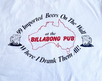 South Florida 1980s Billabong Pub Vintage T-Shirt