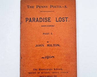 Penny Poets - Paradise Lost - Antique Abridged Paperback