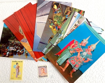 Thailand 1972 Mint Stamps and Postcards