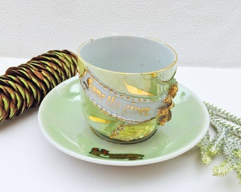 Allentown Fair 1937 Souvenir Demitasse Cup & Saucer