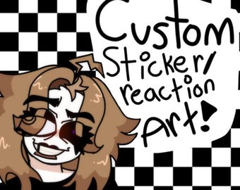 Pegatinas personalizadas/Arte de reacción