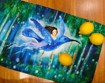 Kitchen Tea Towel - The Bird Rider Fairy