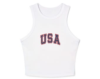Canotta da corsa USA Micro Rib MBM