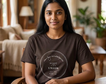 Hobby Astronomers Union Sweatshirt, Vintage Constellation Rundhals-Shirt, Nachthimmel Stargazer Shirt