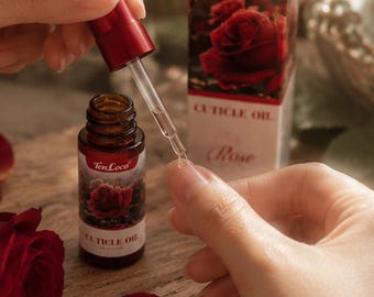 Rose Cuticle Oil | Natural Cuticle Care Oil | Moisturizing & Nail-Strengthening Formula | Nourishing Cuticle Oil | Nail Care Gift