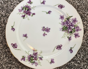 Rossetti Spring Violets Porcelain Plate