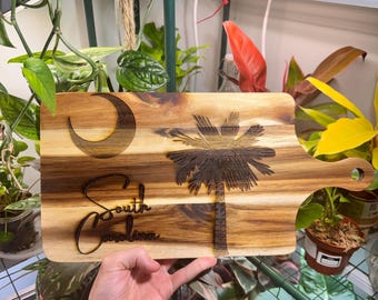 South Carolina graviertes Servierbrett