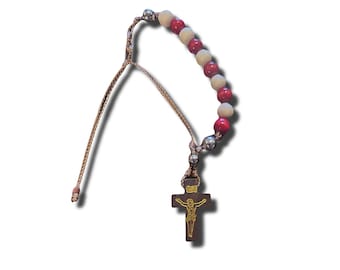 Divine Mercy Paracord Rosary Bracelet and Mobile Prayer Tool