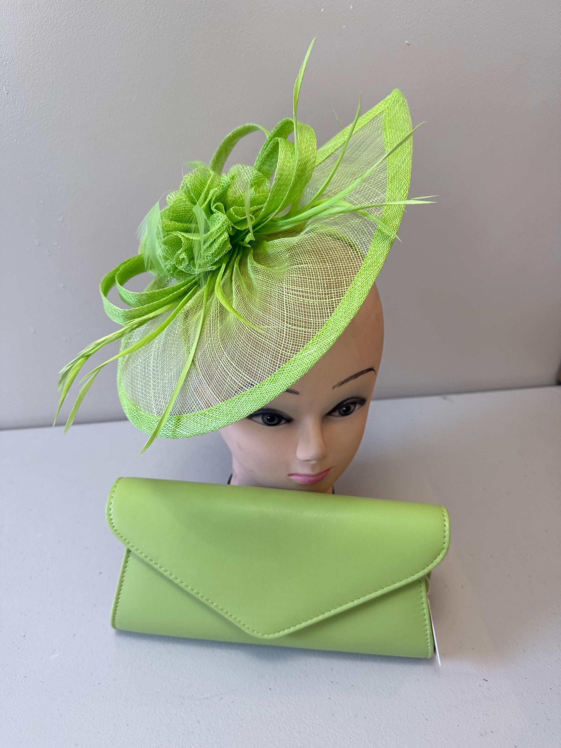 Lime Green Fascinator - Etsy UK