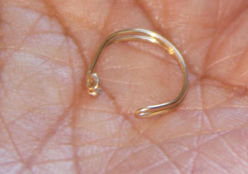 Lip Ring-Fake Lip Ring Gold Fake Lip Piercing Fake Piercing- Faux Lip Ring Fake lip Cuff Silver Fake Lip Ring-Gold Lip Ring
