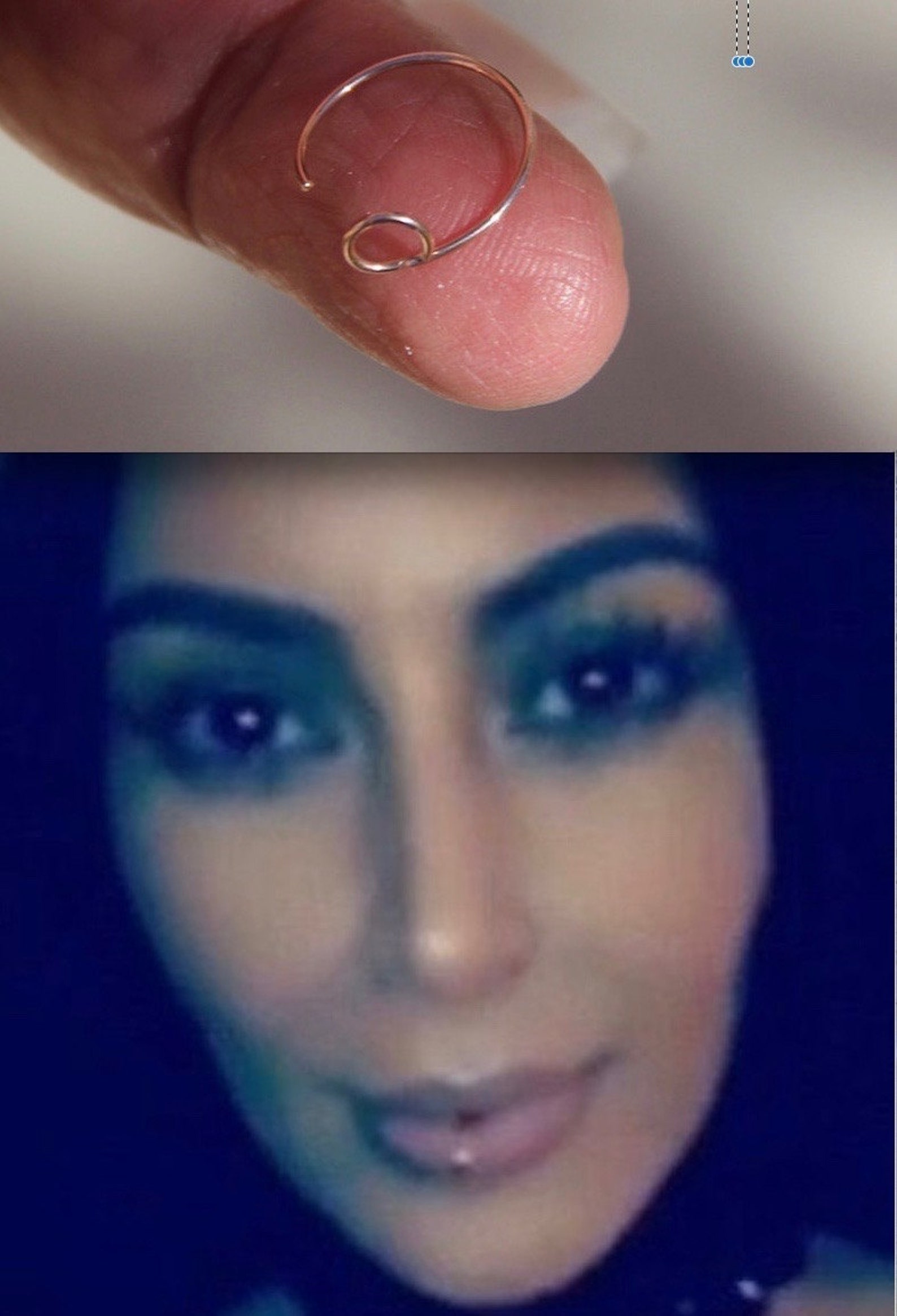 Fake Lip Hoop RingFake Lip RingFake PiercingFake Nose Etsy