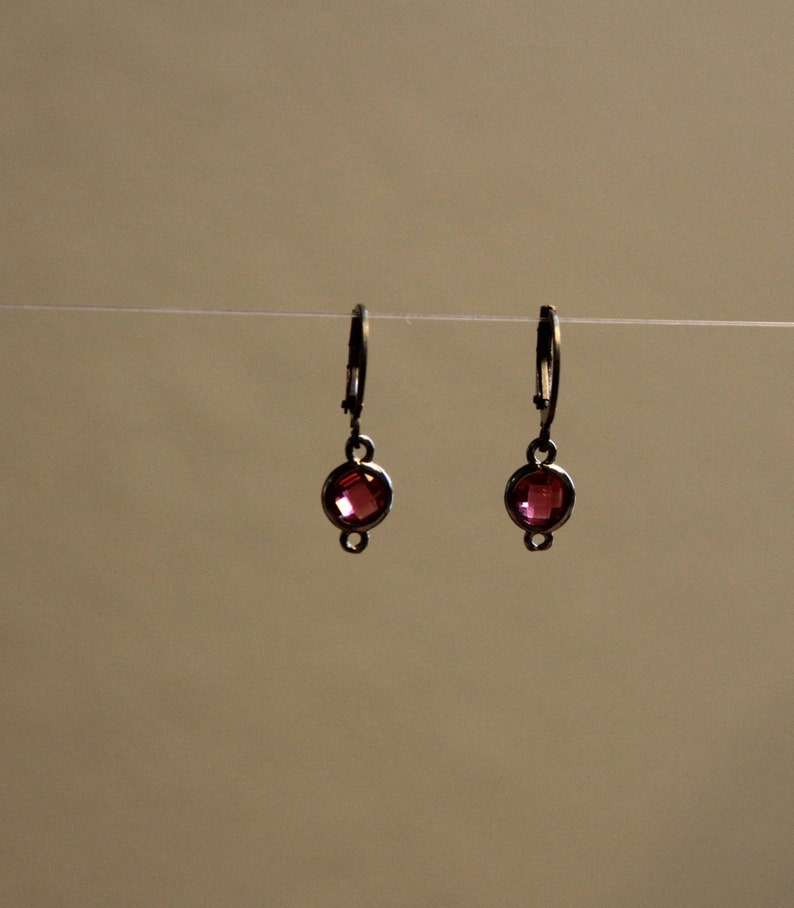 Men Triangle Earringsmen Cross Earringshoop Earringsblack Etsy