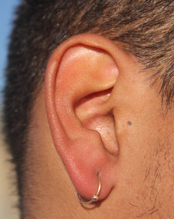 Men  Dangle Earring-Men Gold Earrings Hoop Earrings-Gold Hoop Earrings-Gold Filled-Cartilage Hoop-Earrings For Men-Mens Hoop Earring-Mens