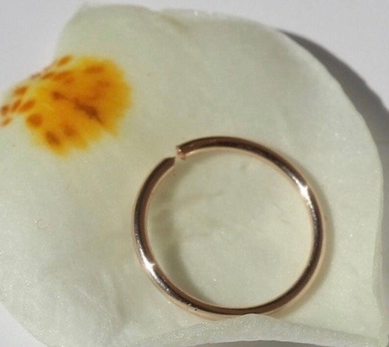 Rose Gold Lip Ringlip Ringfake Lip Ringbody Jewelry Nose Etsy