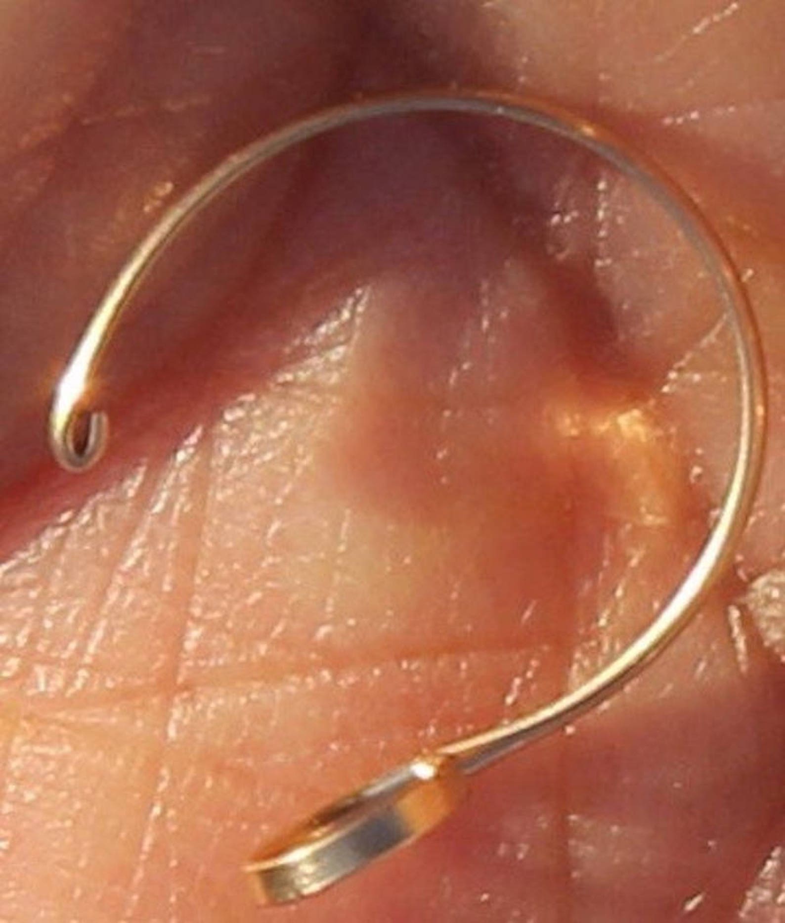 Fake Lip Ring Lip Ring Gold Fake Lip Piercing Fake Lip Etsy