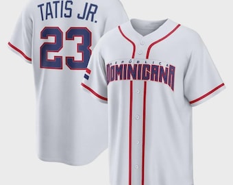 Men's Tatis Jr. #23 Dominican Republic World Baseball Classic Jersey – White Stitched Fan Shirt