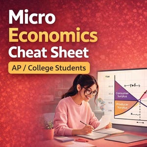 Guía de estudio de Microeconomía / Guía de estudio de Economía AP para la universidad (Descarga en PDF)