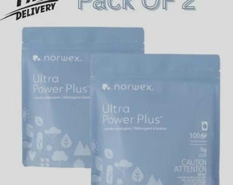 Norwex Ultra Power Plus Laundry Detergent (Pack of 2) 1 kg / 2.2 lbs. Each