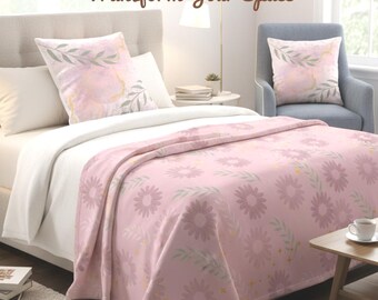 Soft and Warm Throw Blanket – Matching Pillow Available