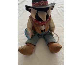 Vintage PBC Animated Cowboy Sings & Moves To Achy Breaky Heart, Works