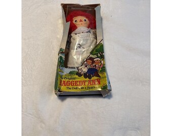 Vintage 1979 Knickerbocker The Original Raggedy Ann Doll Original Box