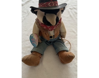 Vintage PBC Animated Cowboy Sings Moves to Achy Breaky Heart Works