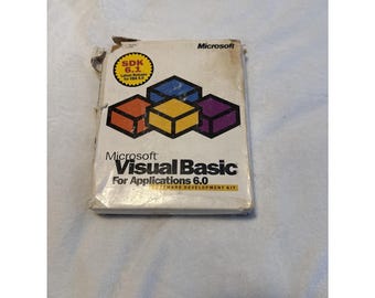 Microsoft Visual Basic for Applications 6.0 SDK 6.1 Sealed CD Open Box
