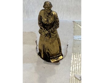 Juego de ajedrez de la Guerra Civil de Franklin Mint, Philip Sheridan, chapado en oro, nuevo, caja abierta.