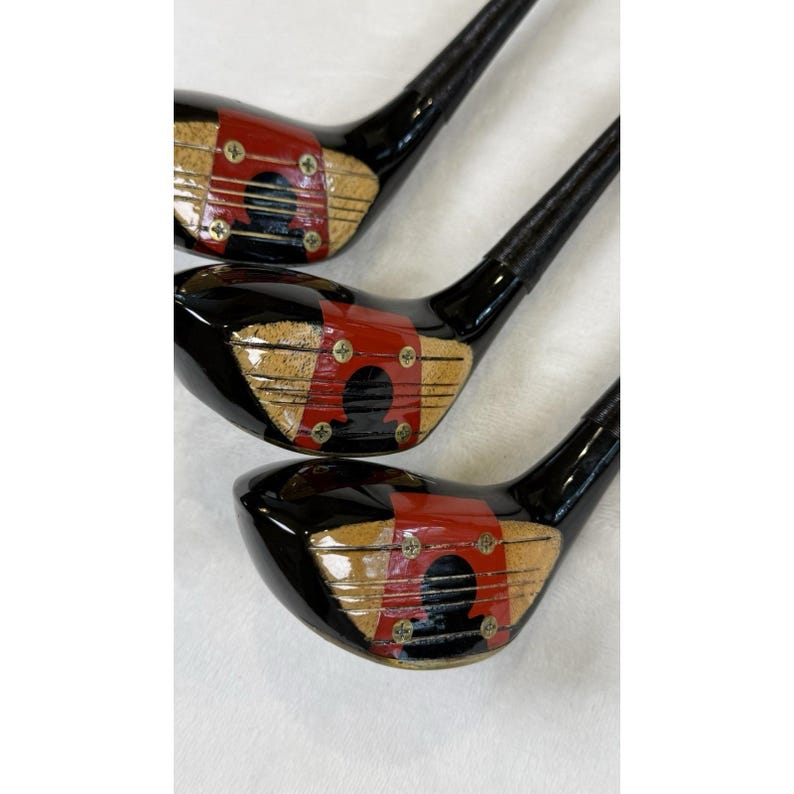 Vintage MacGregor Tourney Wood Golf Club Set 2 3 5 Driver Persimmon Lot image 2