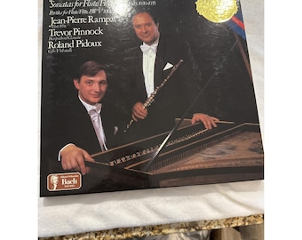 Sonatas y Partitas de Bach para Flauta - Caja de 2 LP - Jean-Pierre Rampal - CBS Masterworks