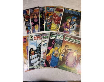 Robotech Comics Lot 1980s Anime Manga Comico Eternity The Sentinels