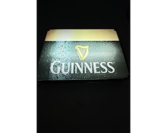 Insegna luminosa da bar Guinness, lampada a luce da parete per birra, ideale per la tana dell'uomo, testata e funzionante.