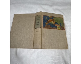 Dentro de Europa, John Gunther, 1938, edición revisada, tapa dura, Harper, libro de época de la Segunda Guerra Mundial.
