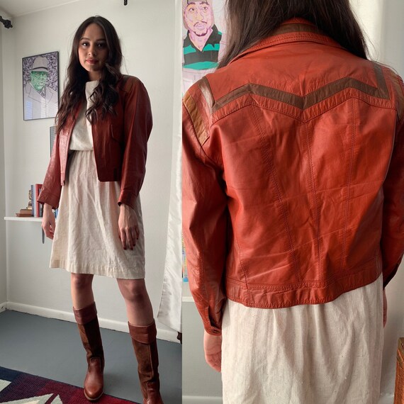 Small/ medium vintage 70’s Pioneer Wear Burnt oran