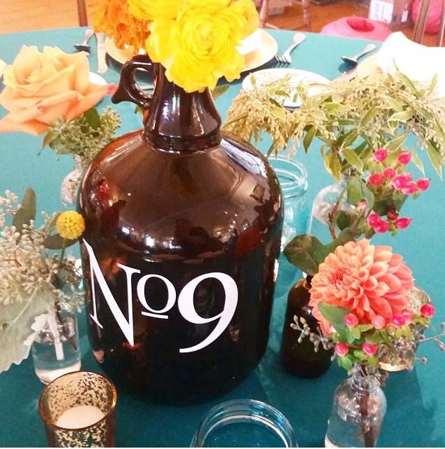 Wedding Table Number Decal,Glass Growler Decal, Custom Table Number, …