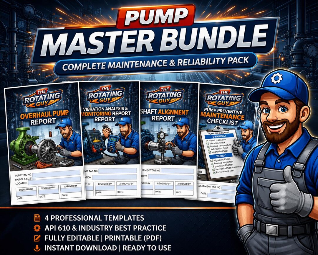 Rotating Equipment Maintenance Master Bundle | Pump Overhaul, Alignment ...