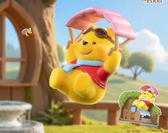 Winnie the Pooh Hundred Morgen Holz Baumhaus Serie Blind Box
