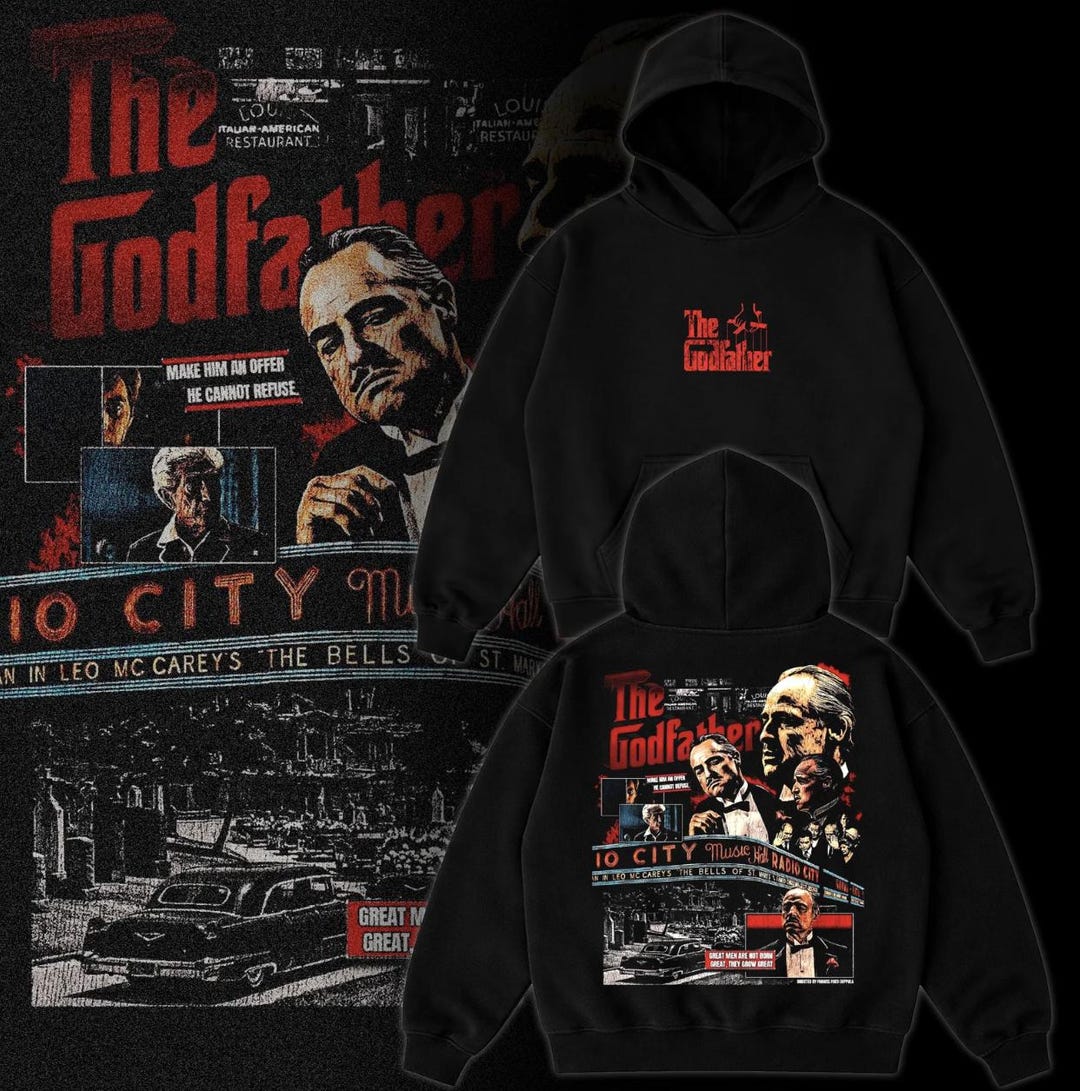Laboth Gangter The Godfather Mafia Crime Movie Graphic Shirt, Vintage Washed Classic ...