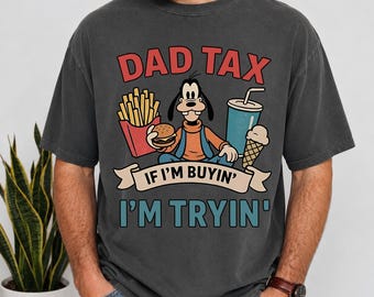 Funny Dad Comfort Colors Shirt, Vintage Goofy Movie Dad Tee, Father's Day Gift